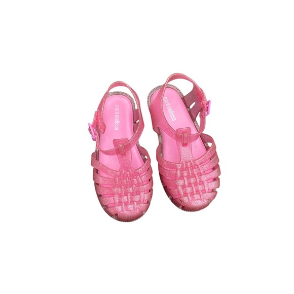 Mini Melissa Kids Pink Sandals size 9 - Picture 3 of 5